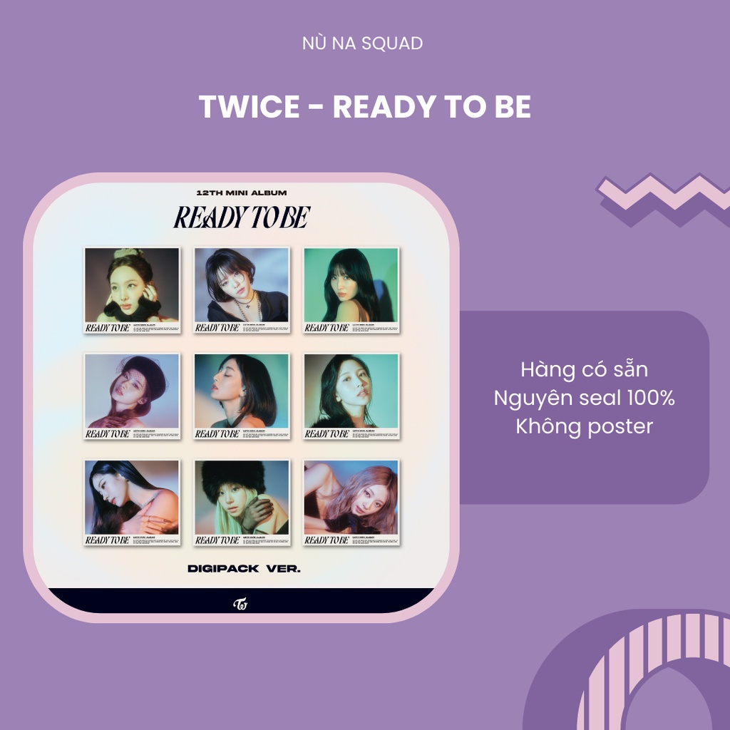 Bộ album Twice - Ready To Be