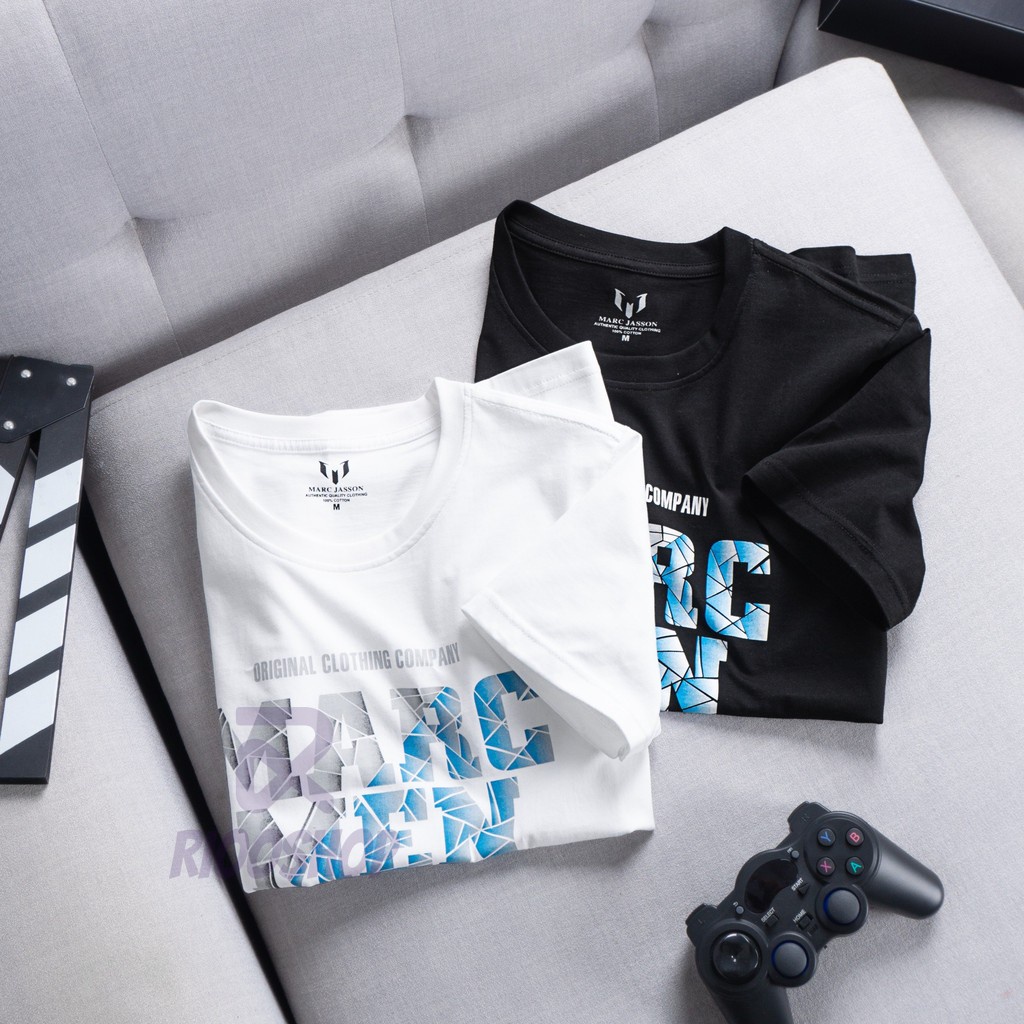 Áo phông nam cotton, áo thun nam cổ tròn đẹp tay ngắn vải dày mịn mát màu trắng đen vnxk RIOOSHOP RTX098