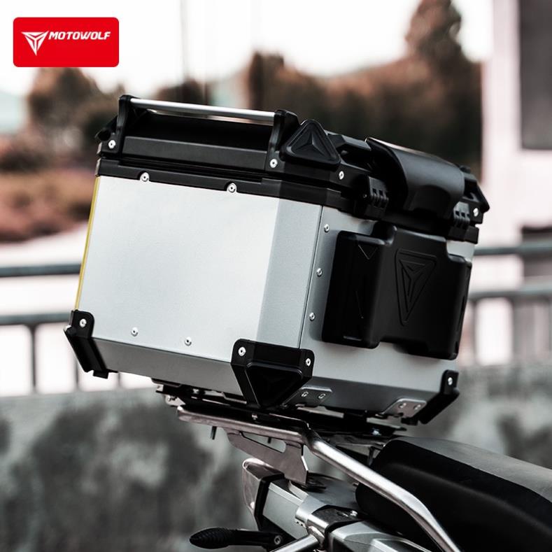 Thùng nhôm 35L 45L 50L MOTOWOLF chính hãng - Top box motocycle