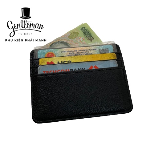 Ví Da Mini Đựng Thẻ ATM Card Visit 7 Ngăn Nhỏ Gọn Chất Liêu PU Leather