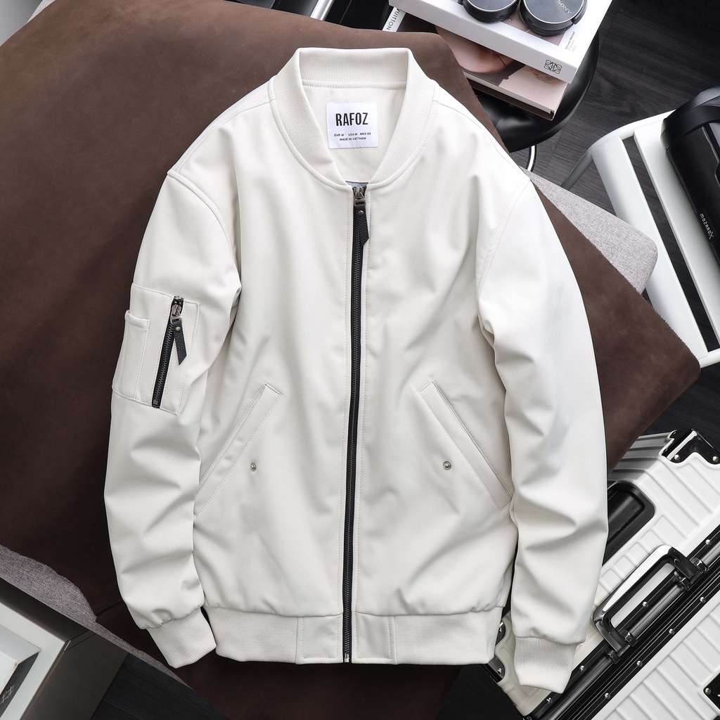 Áo khoác bomber nam RAFOZ basic 3M - 220228 vải dù dày dặn đứng form