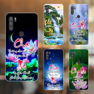 Ốp lưng điện thoại Vsmart Active 3 dẻo trong Thư Pháp Cha Mẹ