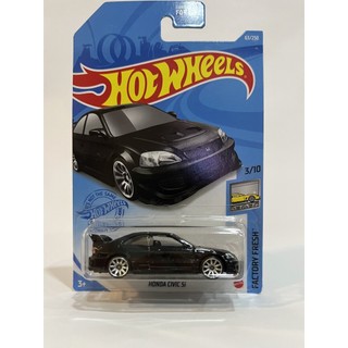 Xe Hot Wheels Honda Civic Si màu đen