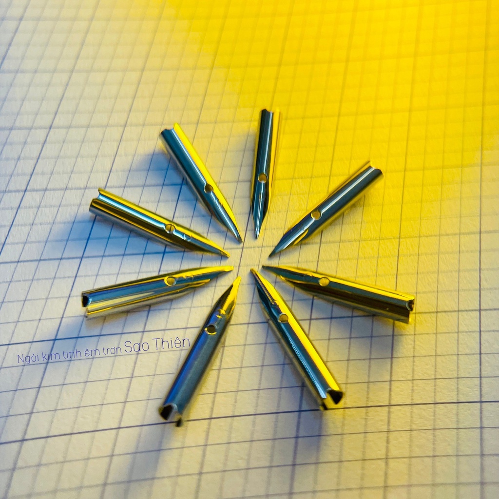 Ngòi kim tinh êm trơn, ngòi thay thế bút mực
