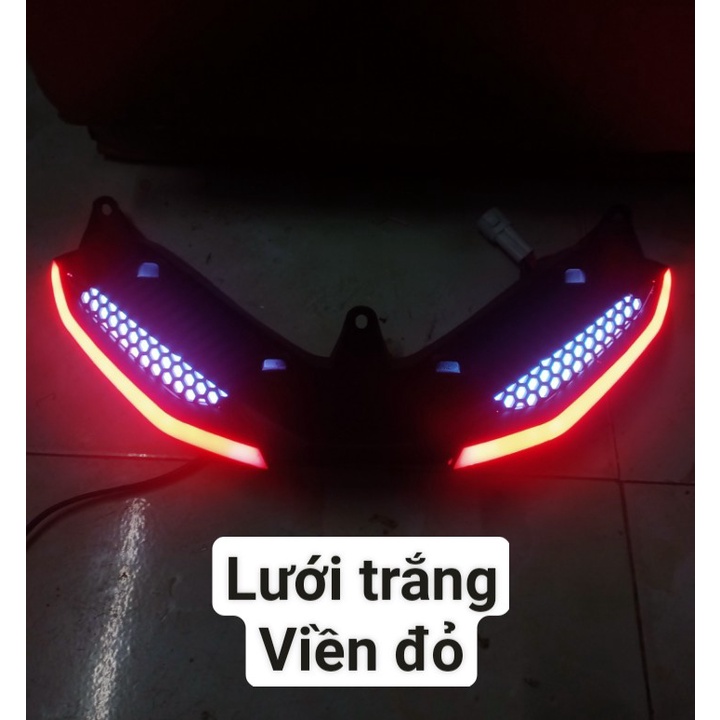 Bộ demi lưới vien led 1 màu rac câm nhu zin gắn exciter 150