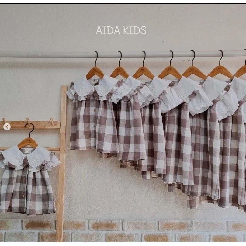 Váy cao cấp AIDA made in Korea cho bé tựu trường thời trang trẻ em BABYKOREA