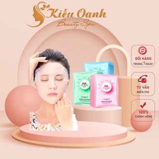 Mặt nạ giấy dưỡng trắng da mụn cấp ẩm thải độc HA Images - mn02
