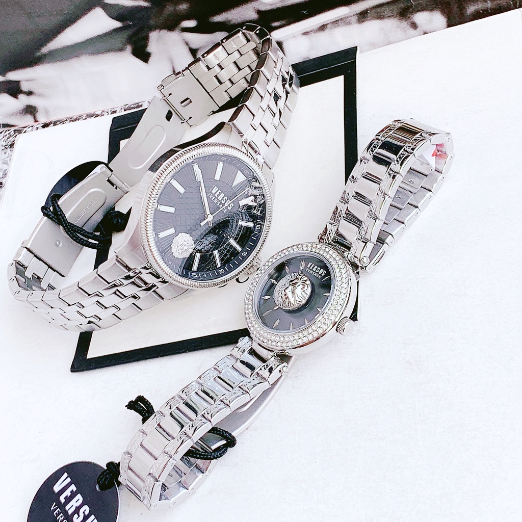 Đồng hồ đôi nam nữ dây thép Versus By Versace VSPHI5121 và VSP642218