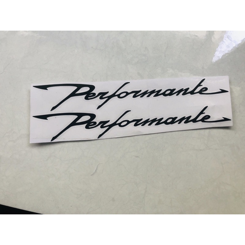 Cặp Chữ Performace Đen Decal