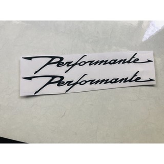 Cặp Chữ Performace Đen Decal