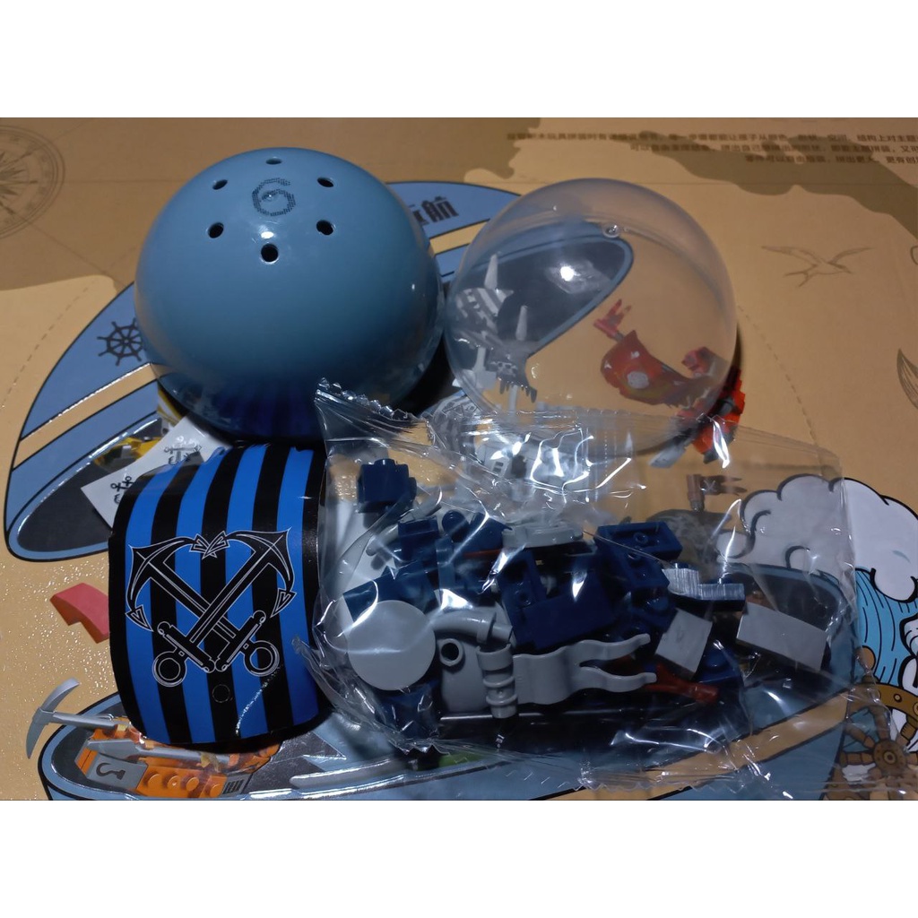 07012 Đồ Chơi Giáo Dục Lắp Ghép Thuyền Hải Tặc, Lego Ghép Hình 6in1 Hộp Quả Trứng