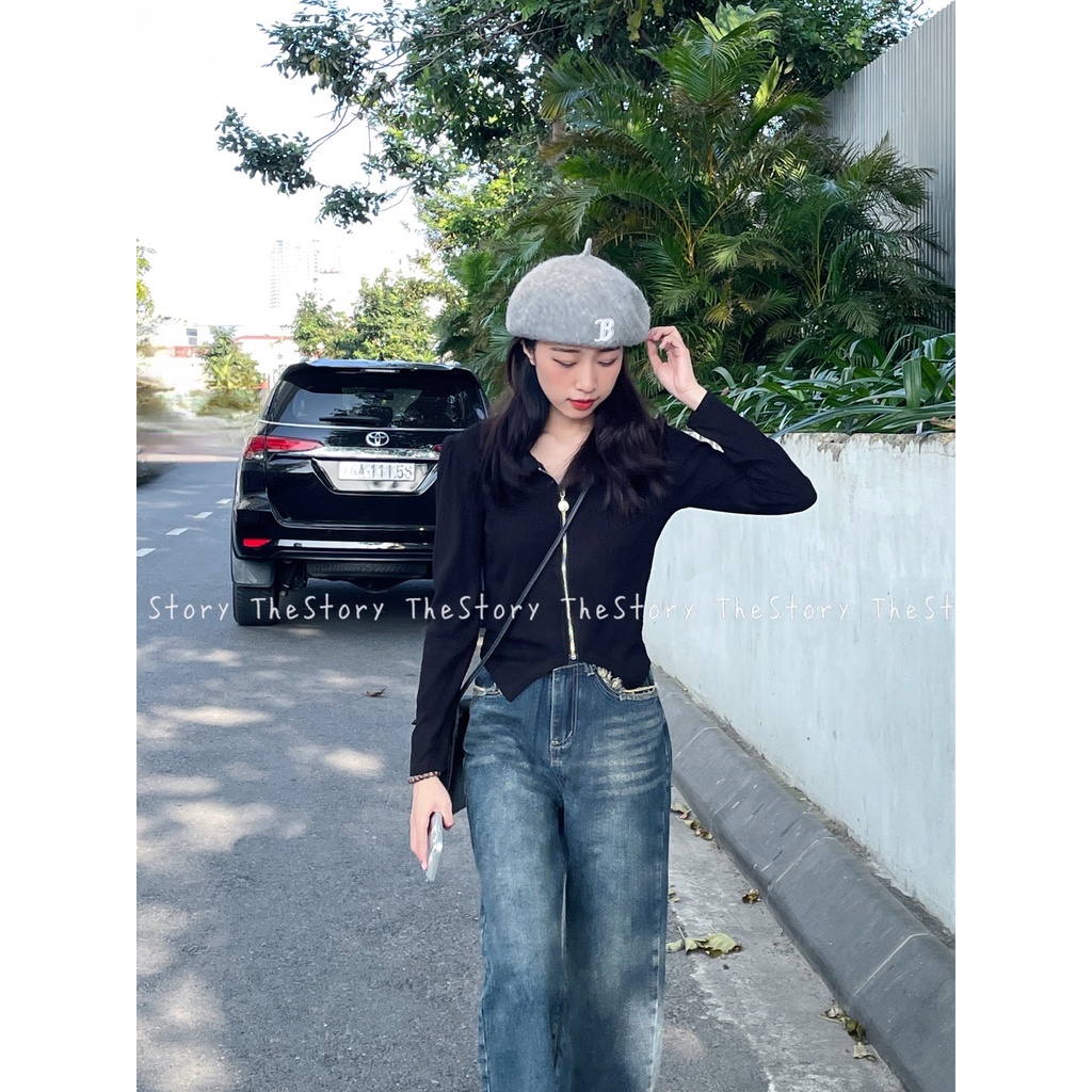 Áo polo zip tăm  A2802