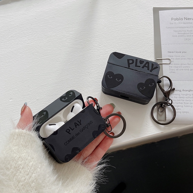 Vỏ Bảo Vệ Hộp Sạc Tai nghe không dây airpods 1 / 2 / 3Nd airpods pro2 Bằng tpu Hình Khối Rubik