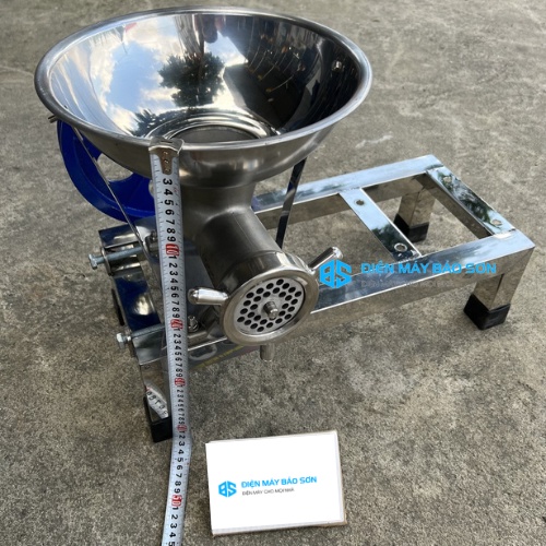 Cối Đùn Thịt 22 - 32 Liền Bệ inox, Xay Cua Đa Năng Máy Xay Thịt Đùn Công Nhiệp Bảo Hành 12 Tháng