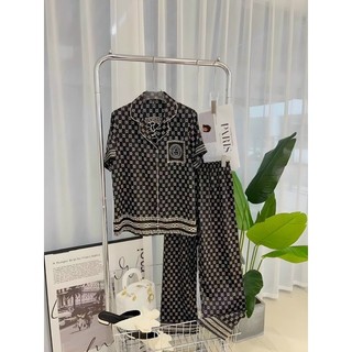 Bộ Lụa Mặc Nhà Pijama Nữ Lụa Cao Cấp Mát Mềm Mịn ELSA PIJAMA