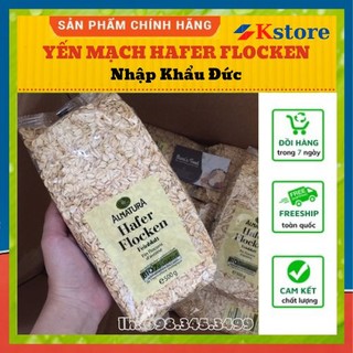 Yến mạch giảm cân Cán Dẹt & Cán Vỡ Hafer Flocken 500gr, yến mạch, yến mạch nhập khẩu đức