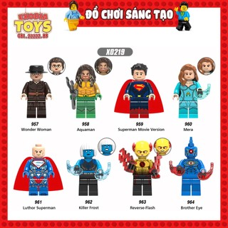 Xếp hình Minifigure DC Comics Siêu anh hùng Liên Minh Công Lý Justice League - Đồ Chơi Lắp Ghép Sáng Tạo - XINH X0219