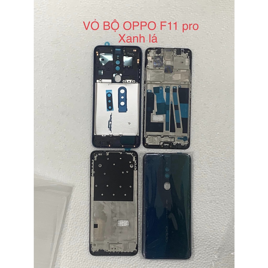 vỏ bộ full Oppo F11 pro xanh lá new