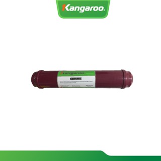 Lõi Lọc số 6 Kangaroo CERAMIC, 2 đầu, thân mầu nâu đỏ, nắp mầu nâu đỏ nối nhanh(XB)
