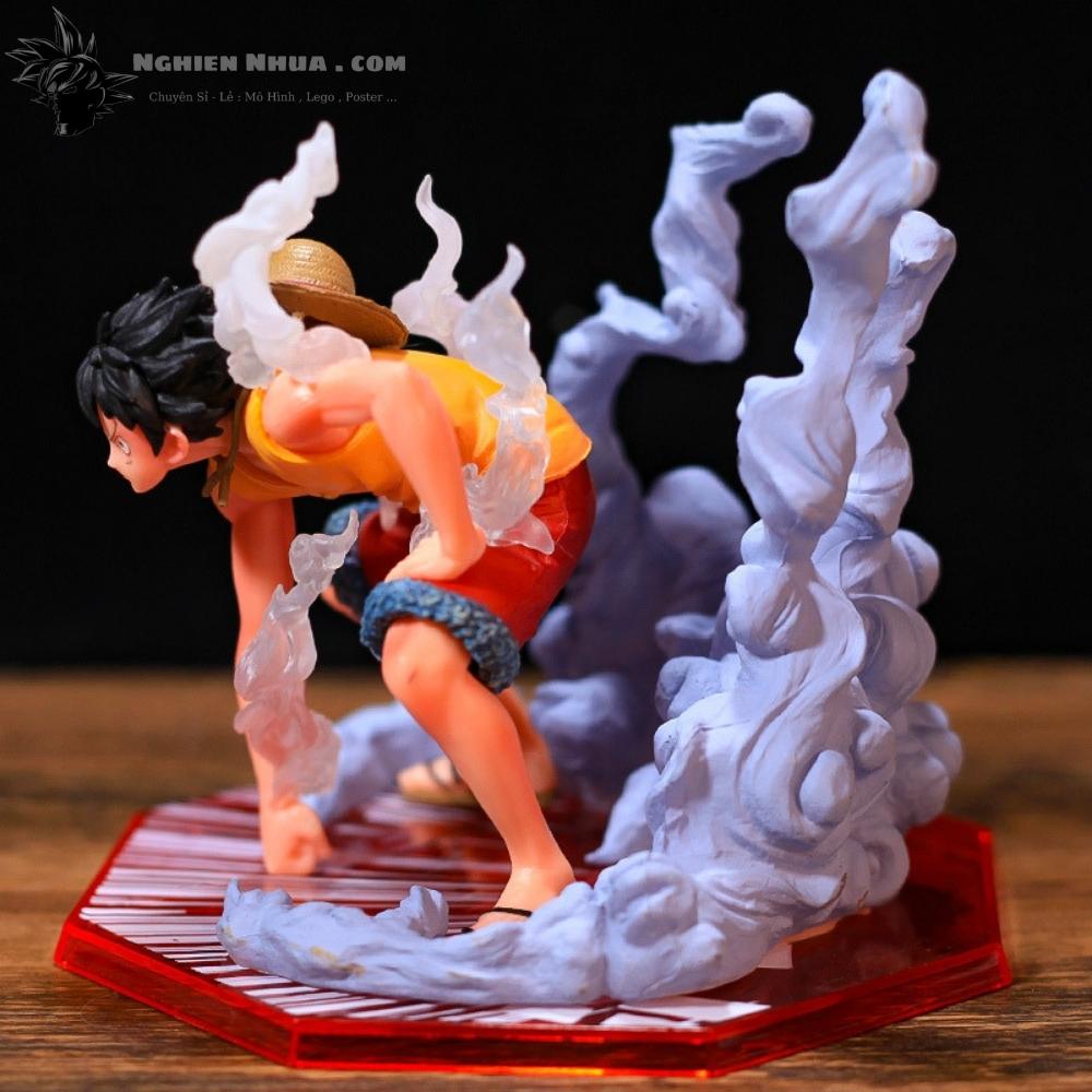 Mô Hình OnePiece Luffy nika gear 2 fzero trạng thái siêu ngầu cao 12cm nặng 320g , Figure OnePiece - có vỏ hộp màu