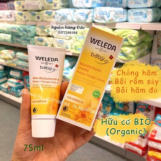 [Nội địa Đức] Kem hăm Weleda Đức hữu cơ CAO CẤP (chuẩn Đức) chống hăm, bôi hăm rôm sảy Organic BIO - Nguồn hàng Đức