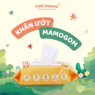 Khăn ướt mamogom không mùi 80 tờ
