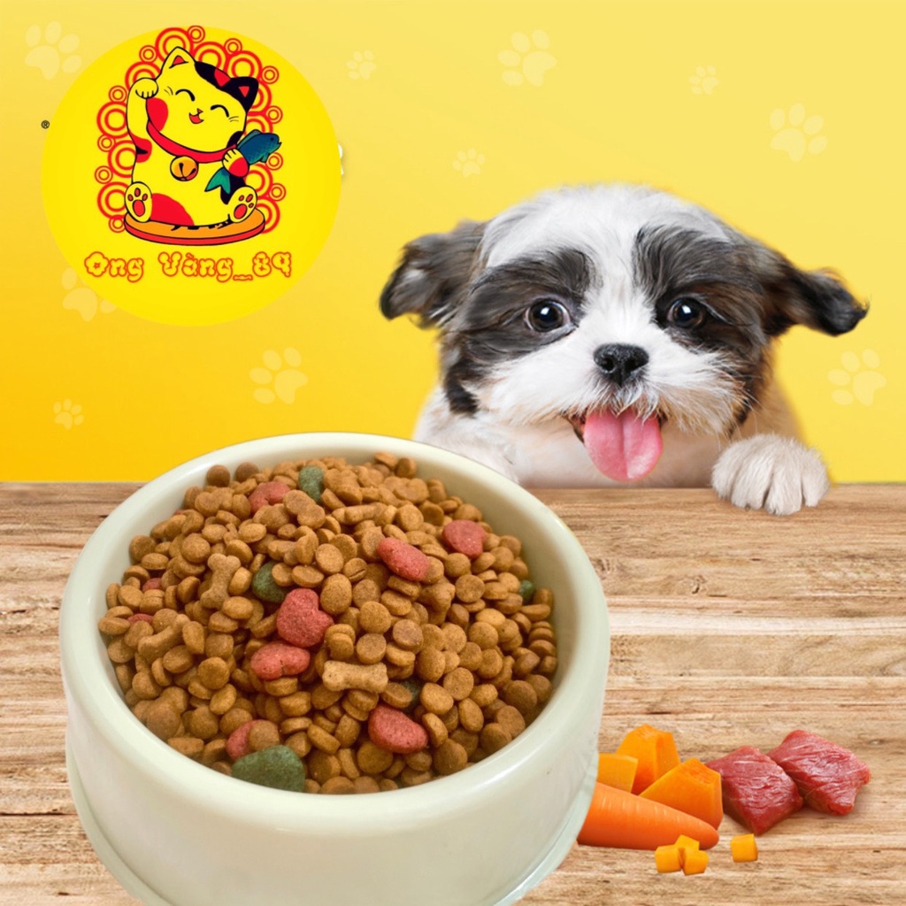 Thức Ăn Cho Chó Mèo Hạt Nhỏ - Mix Vị Tổng Hợp ( THỊT BÒ, CỪU, CÁ, RAU CỦ...)