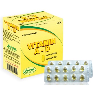 Vitamin A-D Vitamin A (Retinyl palmitat):6000 IU Vitamin D3 (Cholecalciferol)