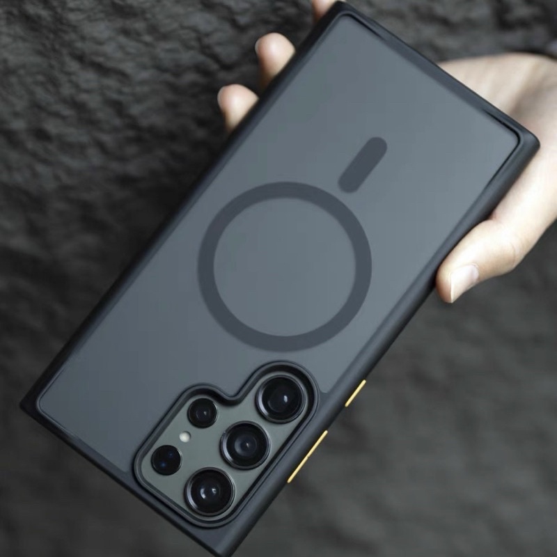 Ốp lưng nhám chống bẩn cho SAMSUNG S23 Ultra chính hãng LIkgus Magsafe case , Hút nam châm hỗ trợ sạc không dây