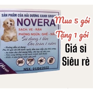 NOVERA  trị ve rận ,bọ chét ( mua 5 gói tặng 1 gói )