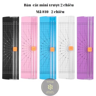 Bàn cắt giấy mini trượt 2 chiều ,khổ a4 cắt được giấy a3 a4, a5 - mã 810 hai chiều
