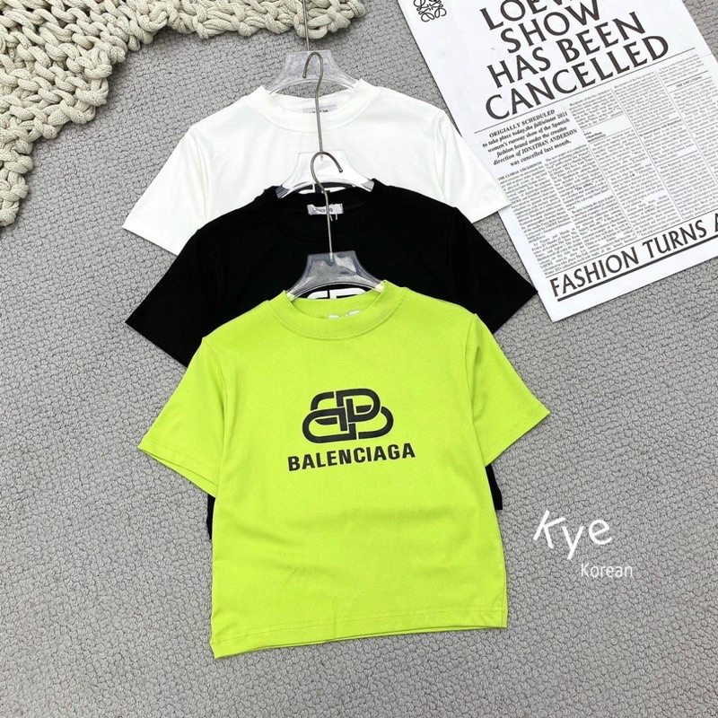 Áo Thun Croptop Tay Ngắn BB Chuẩn Form, Phong Cách Trẻ Trung Sành Điệu