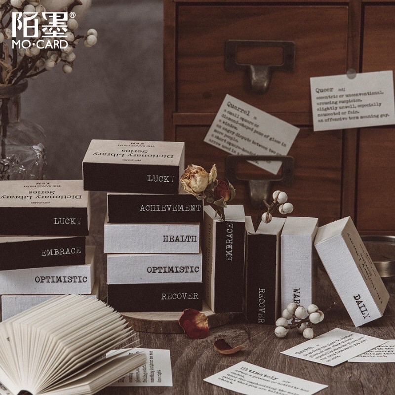 Cuốn Từ Điển Mini Vintage Trang Trí Decor Sổ Tay, Bullet Journal