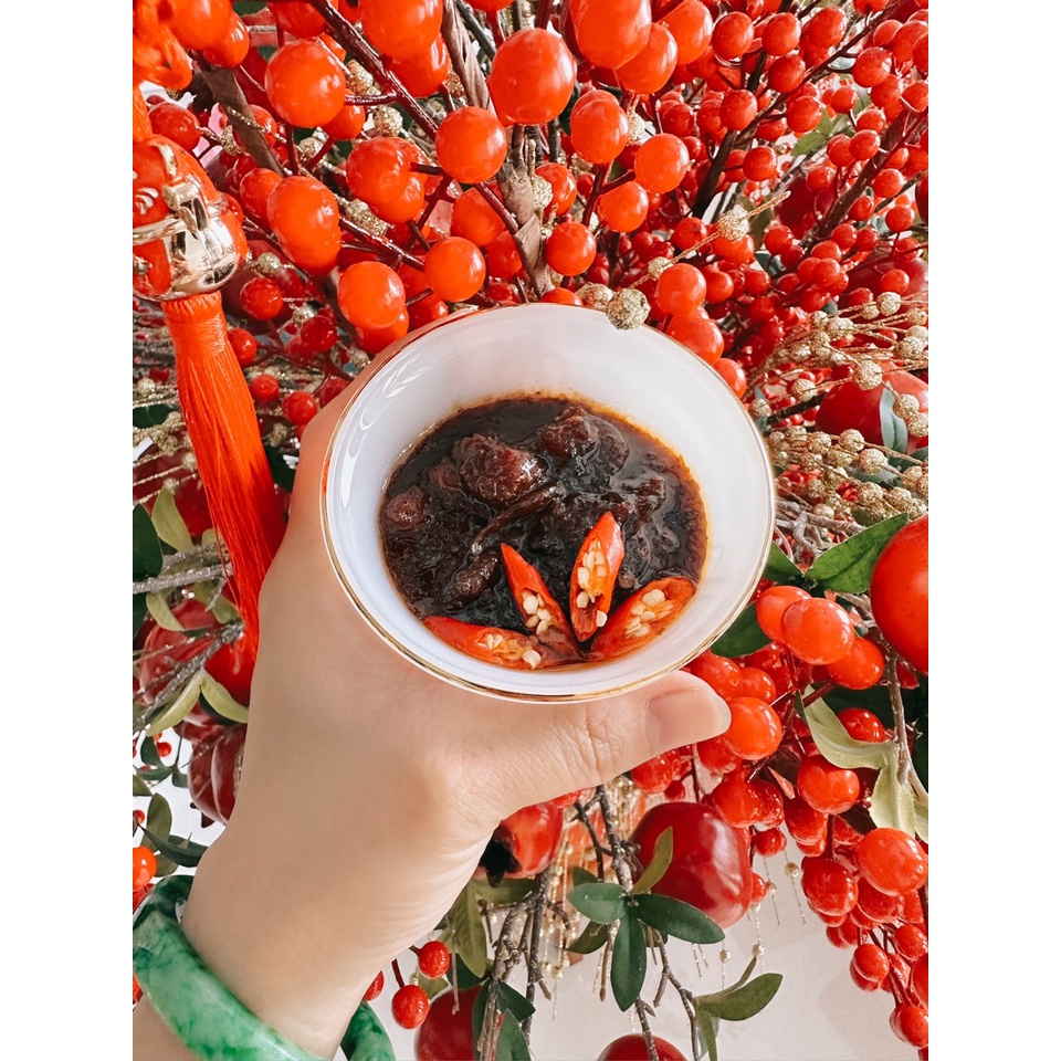 MẮM RUỐC XÀO TÔM KHÔ THỊT BA RỌI BÀ LY FOOD