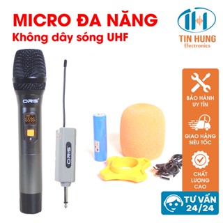 Micro đa năng không dây karaoke chính hãng ORIS K11.1 độ nhạy cao, chống hú tốt - ORIS Professional