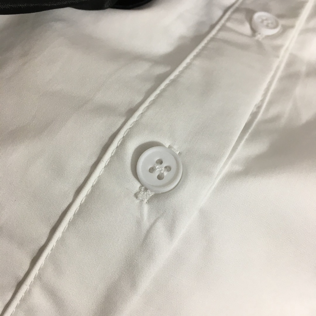 Áo sơ mi dài tay nữ Prada thắt cà vạt phong cách thanh lịch