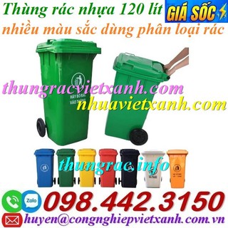 Thùng rác 120 lít