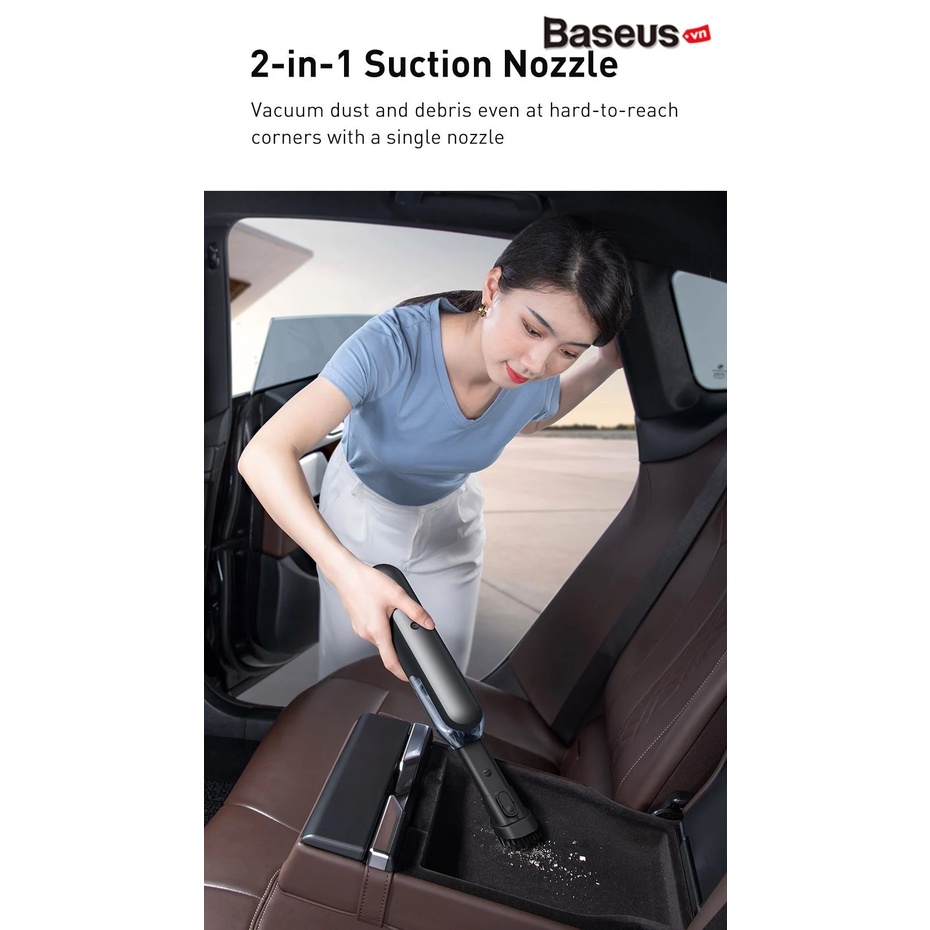 Máy Hút Bụi Pin Sạc Cầm Tay Baseus A1 Car Vacuum Cleaner 4000Pa