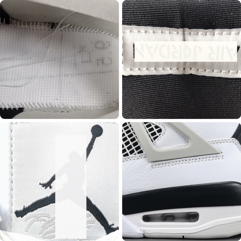 Giày Thể Thao Bóng Rỗ Air Jordan 4 Retro ‘Military Black’| Kèm Bộ Quà Tặng