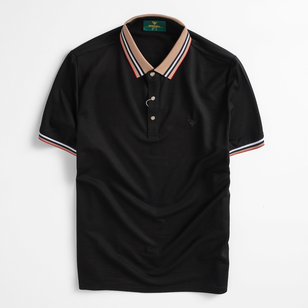 Áo thun polo nam DARNELL tay ngắn cổ kẻ chất cotton mềm mại, nhẹ thoáng mát slimfit sang trọng DN0380