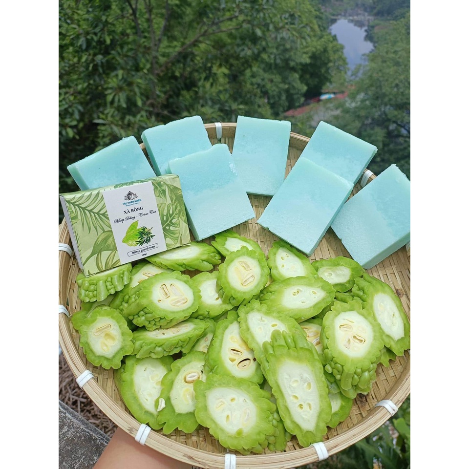 xà bông mướp đắng tràm trà