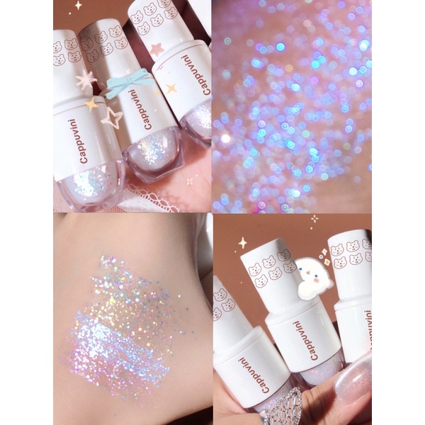 Bút kẻ nhũ mắt blingbling dạng gel bút kẻ bọng mắt makeup dự tiệc văn nghệ
