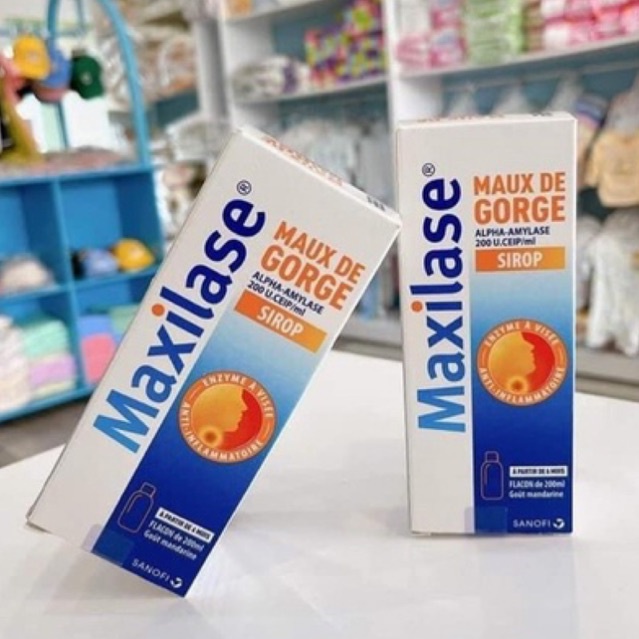 Siro Trái Cây Sanofii Maxilase Pháp Cho Bé