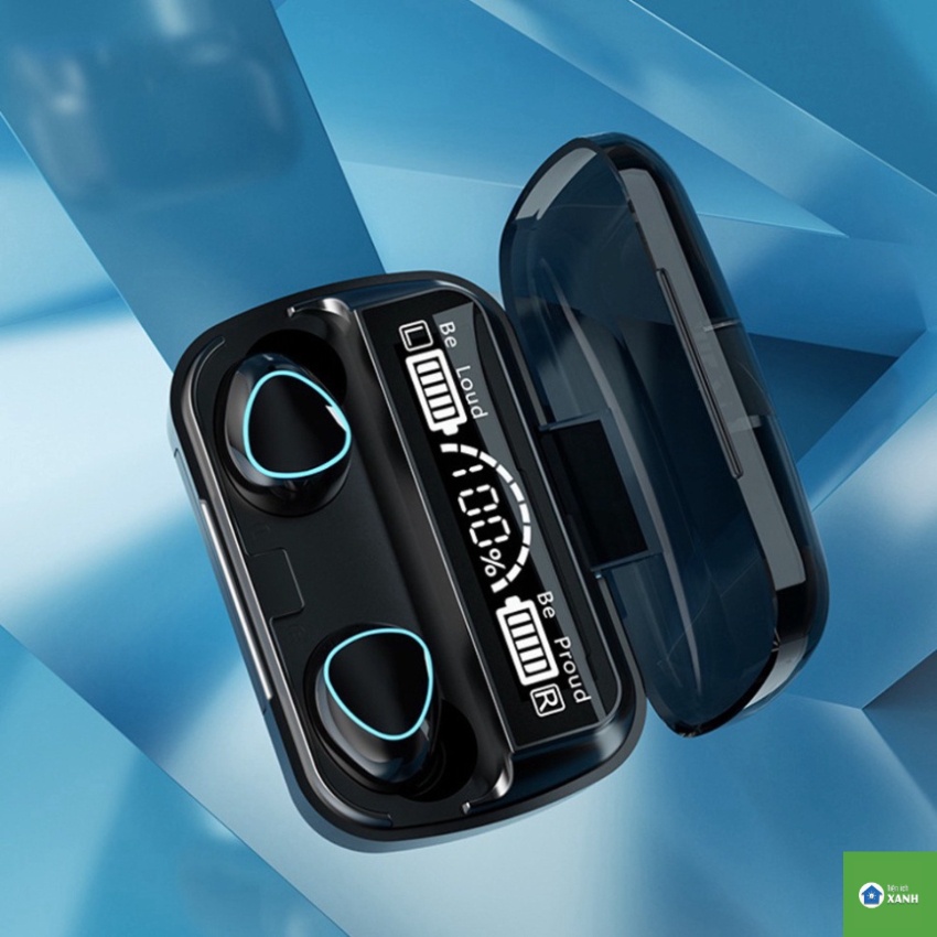 Tai Nghe Bluetooth Không Dây M10 Phiên Bản Pro Nâng Cấp Pin Trâu 3000mah, Nút Cảm Ứng, Màn Hình Led Gaming, Chống Nước