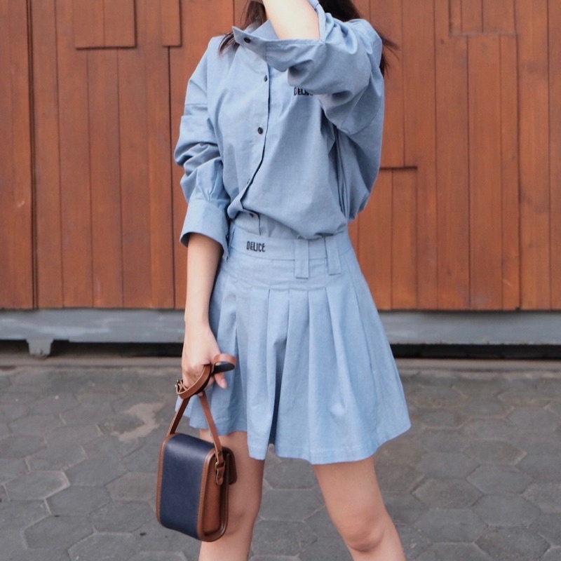 Áo Sơ Mi Dài Denim