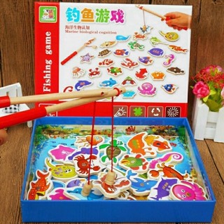 Câu cá gỗ 2 cần 34 con
