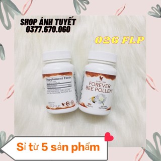 [CHÍNH HÃNG] Phấn Ong Tăng Cường Sinh Lực Forever Bee Pollen Tablet #026Flp. 60 viên/lọ