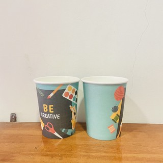 Ly giấy In Hoa 233ml- 10 Cái/Dây
