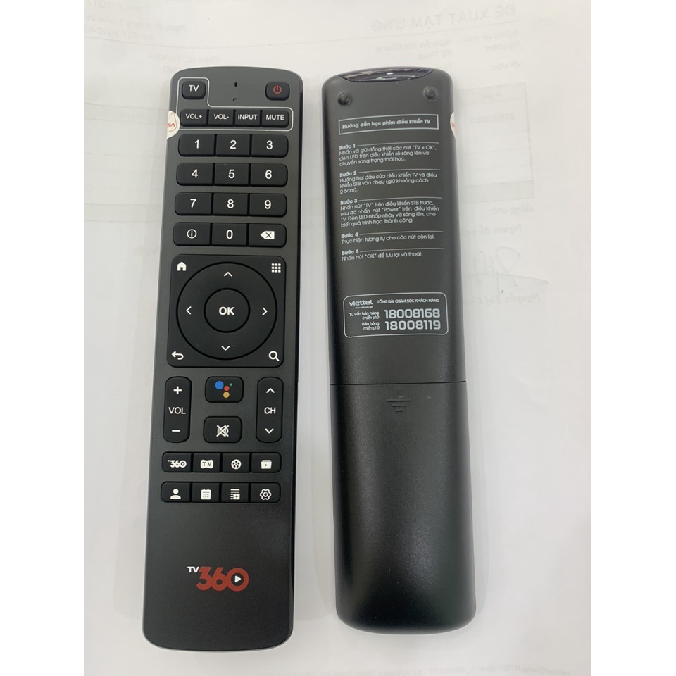 Remote Điều khiển giọng nói đầu thu Viettel TV360 - Hàng chính hãng theo máy | BigBuy360 - bigbuy360.vn