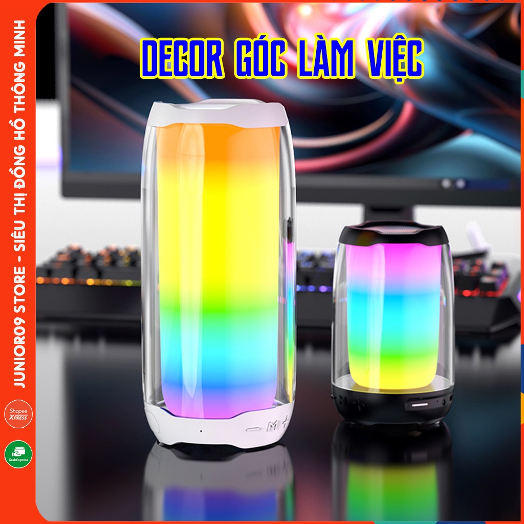 Loa Bluetooth JBL Pulse Pro, Loa Bluetooth Mini Bass Mạnh Có Đèn Led Theo Nhạc, Âm Thanh Vòm 360, Pin Cực Khoẻ Junior09